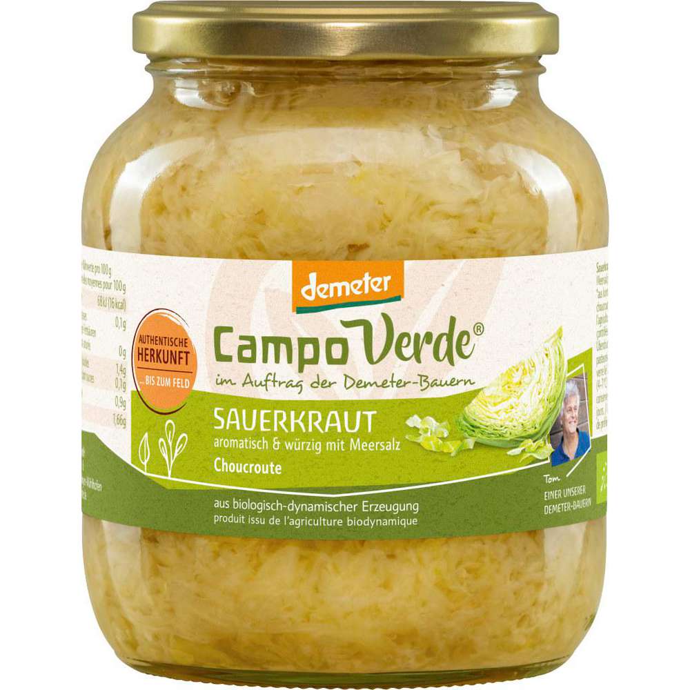 Organic Demeter sauerkraut aromatic/spicy, with sea salt