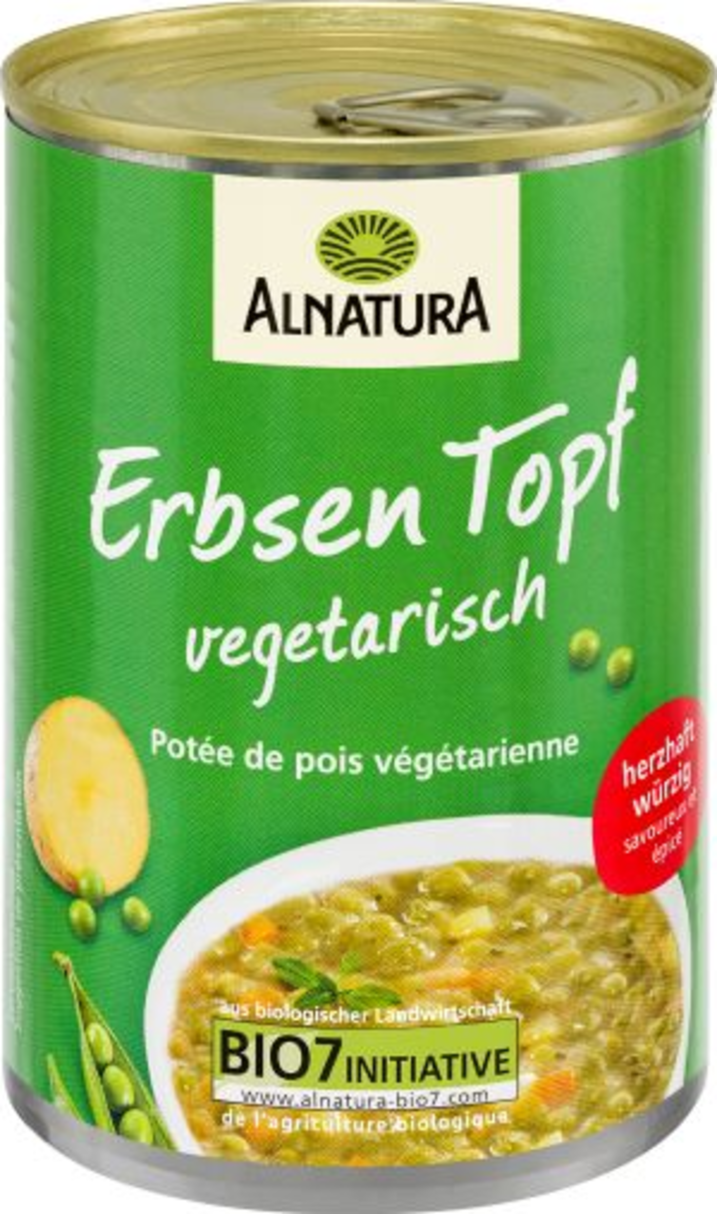 Alnatura Organic peas pot vegetarian