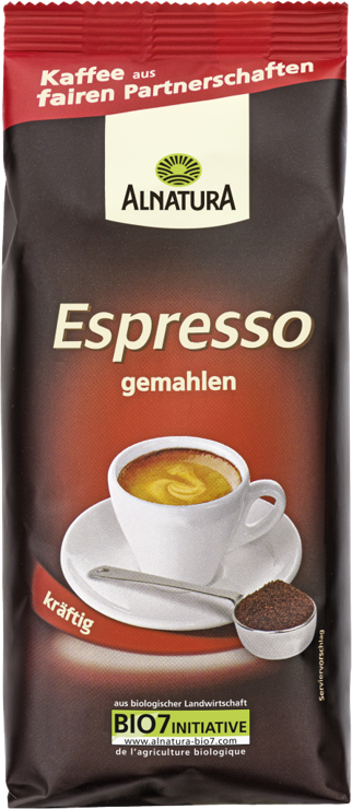 Bio Espresso, gemahlen