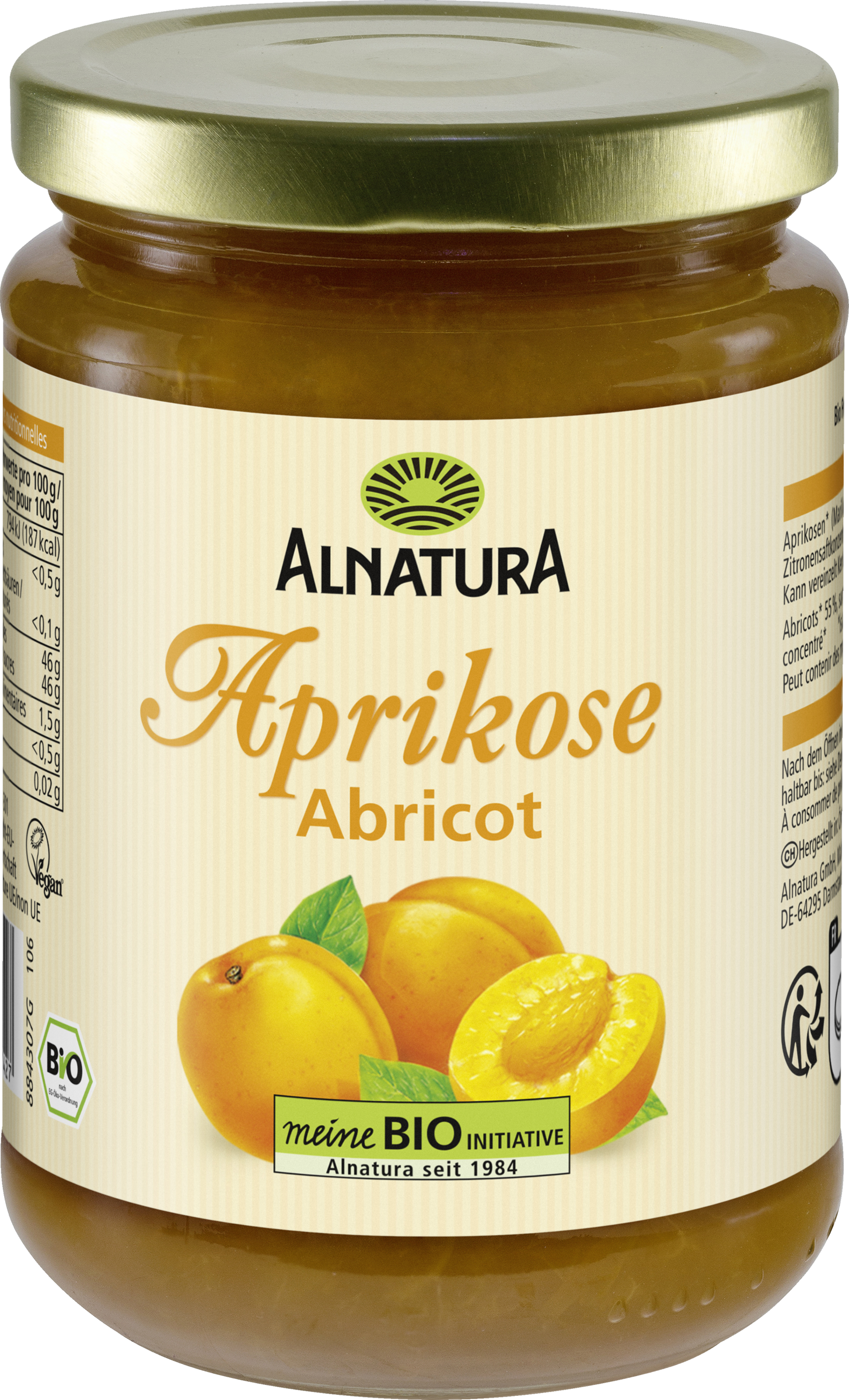 Alnatura Organic apricot fruit spread