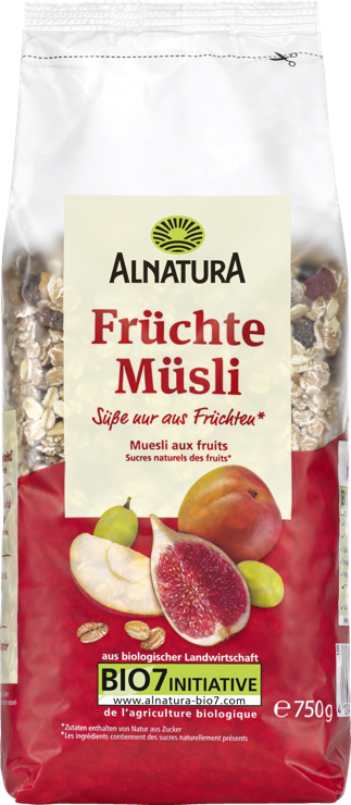 Organic fruit muesli