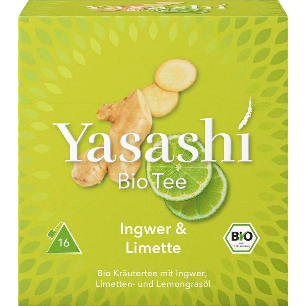 Organic fruit tea, ginger-lime