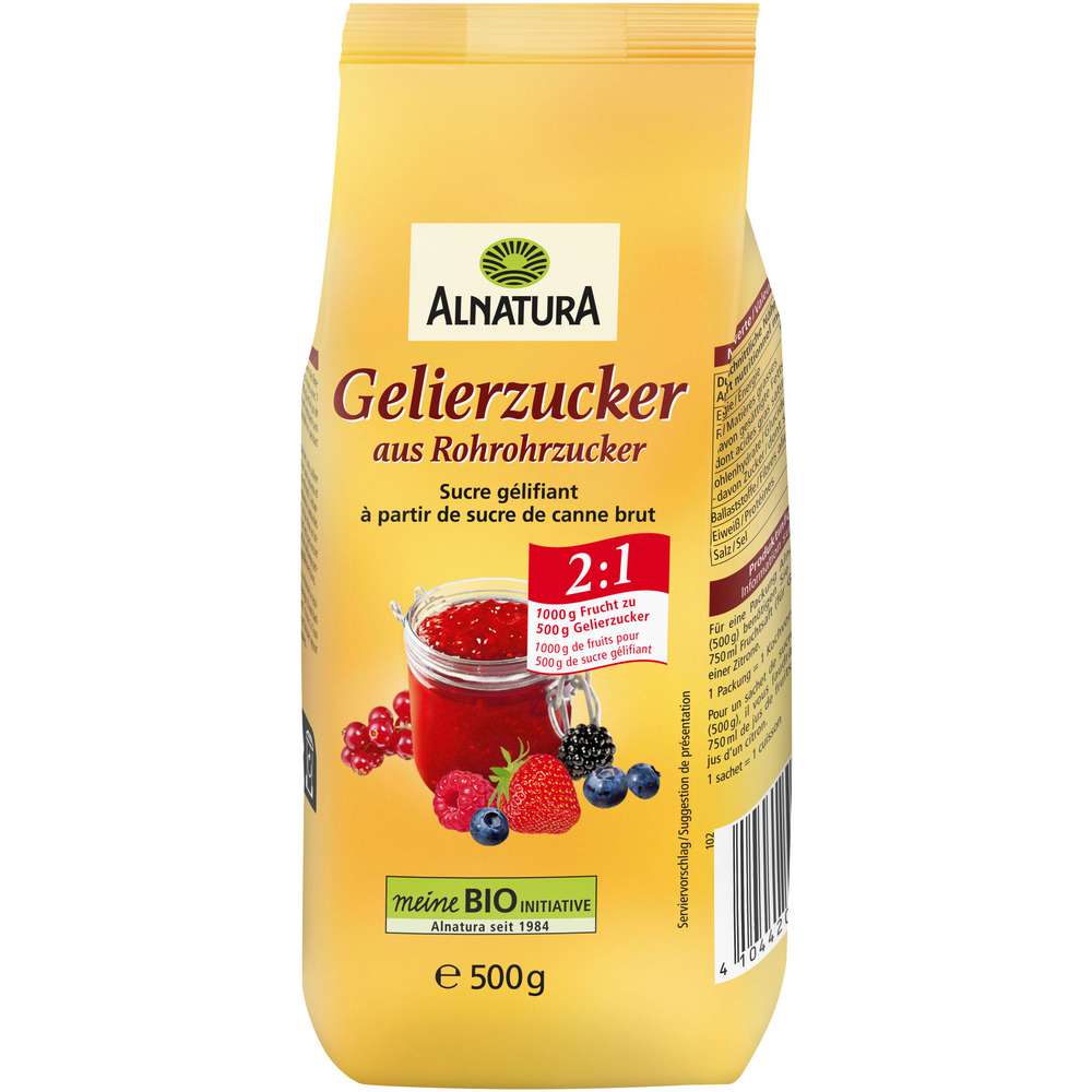 Organic gelling sugar 2:1