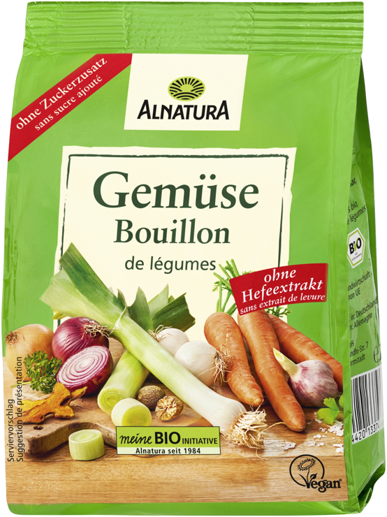Organic vegetable broth refill pack