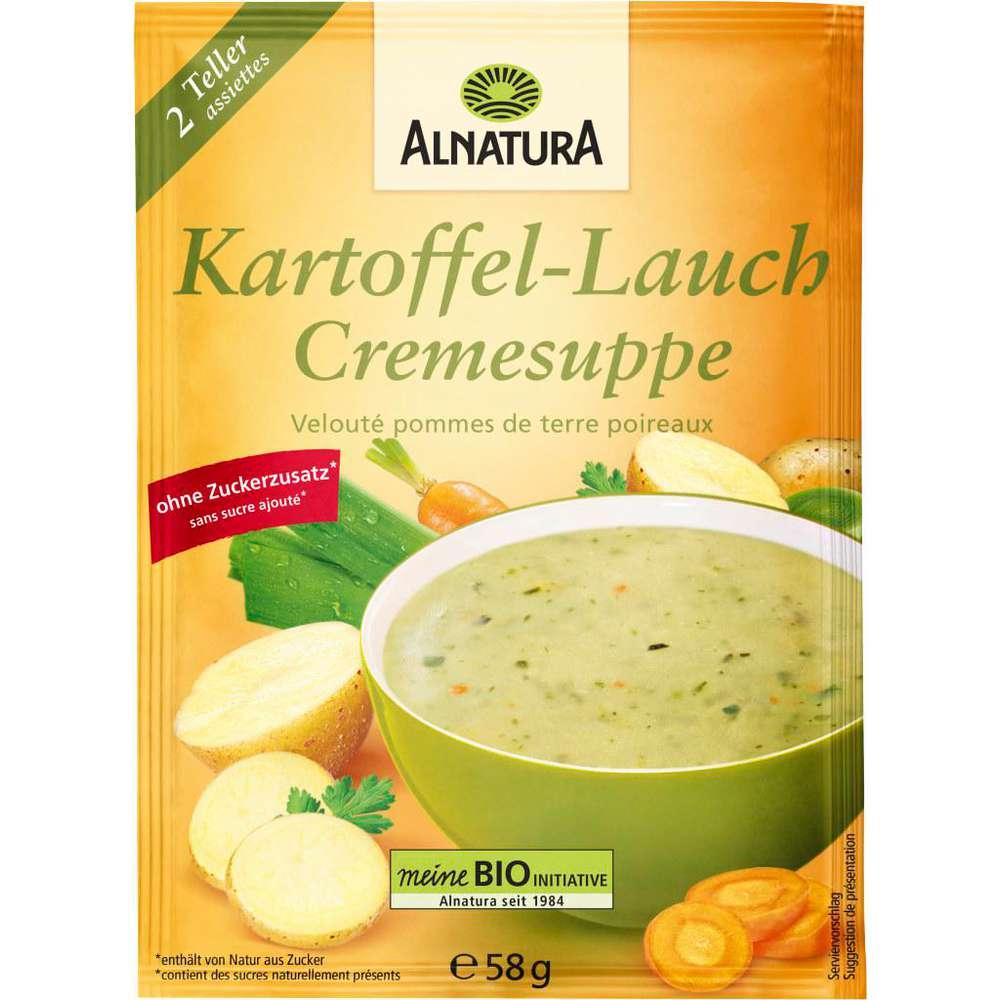 Organic spice mix potato leek soup
