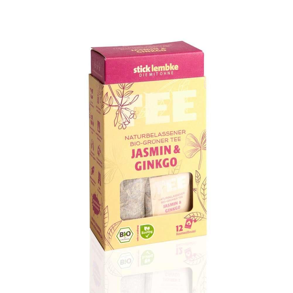 Organic Green Tea, Jasmine & Ginkgo