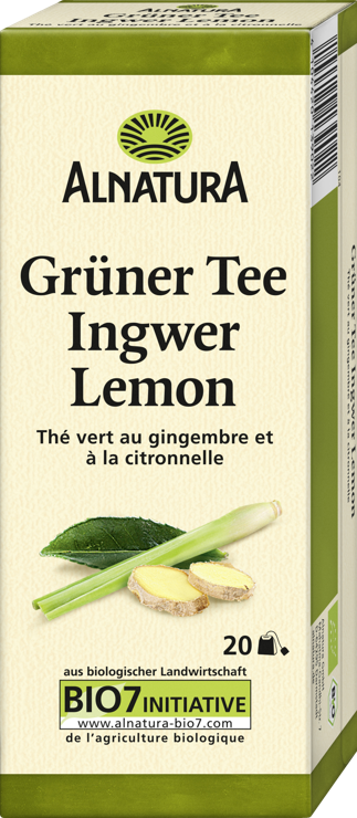 Organic Green Tea Ginger Lemon