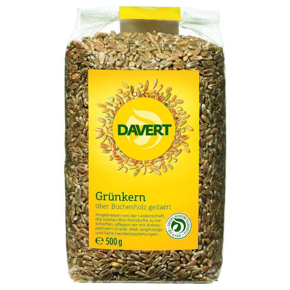 Organic green spelt dried over beechwood