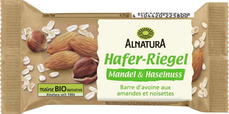 Organic oat bars almond & hazelnut