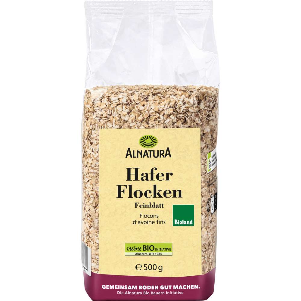 Organic oat flakes, fine leaf