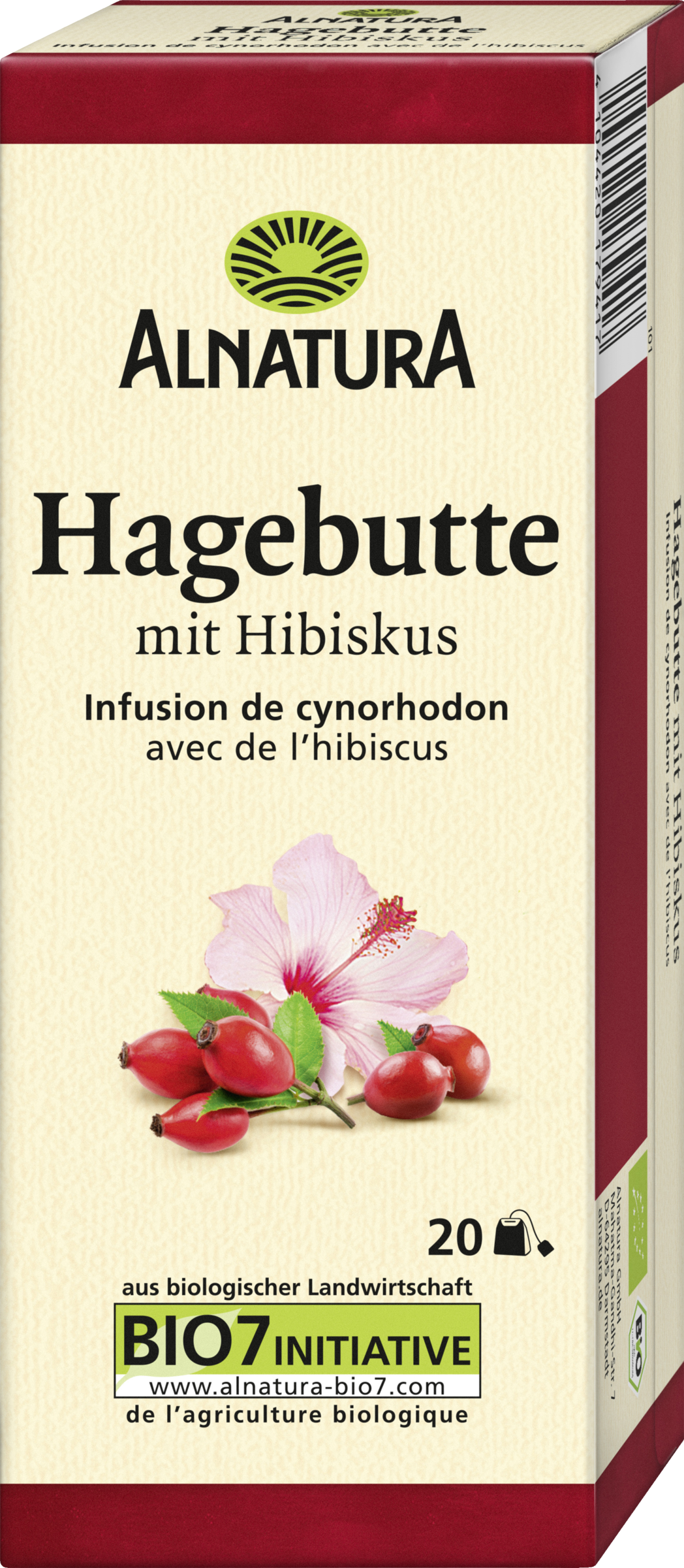 Bio rosehip tea with hibiscus