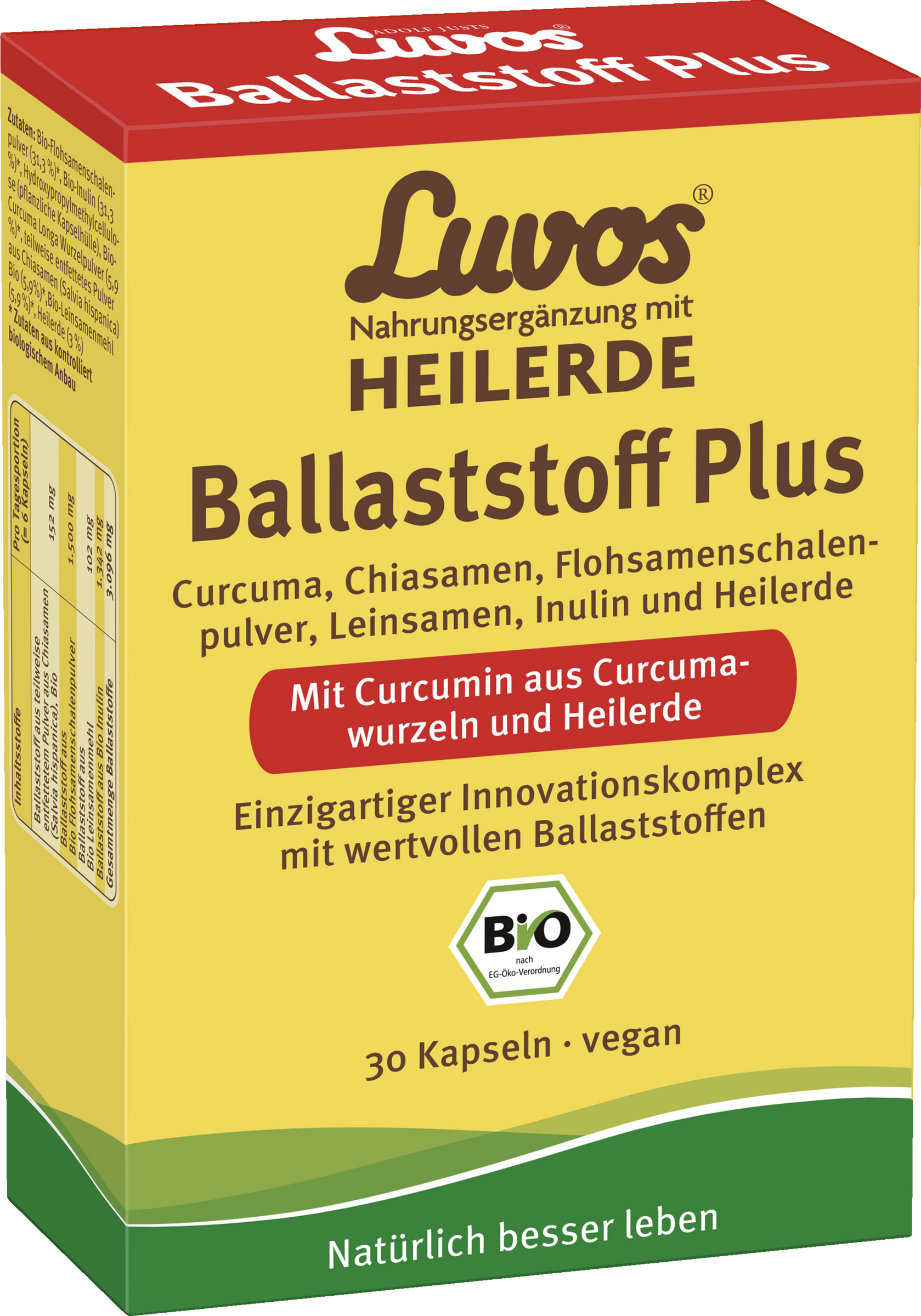 Luvos Organic healing clay fiber plus