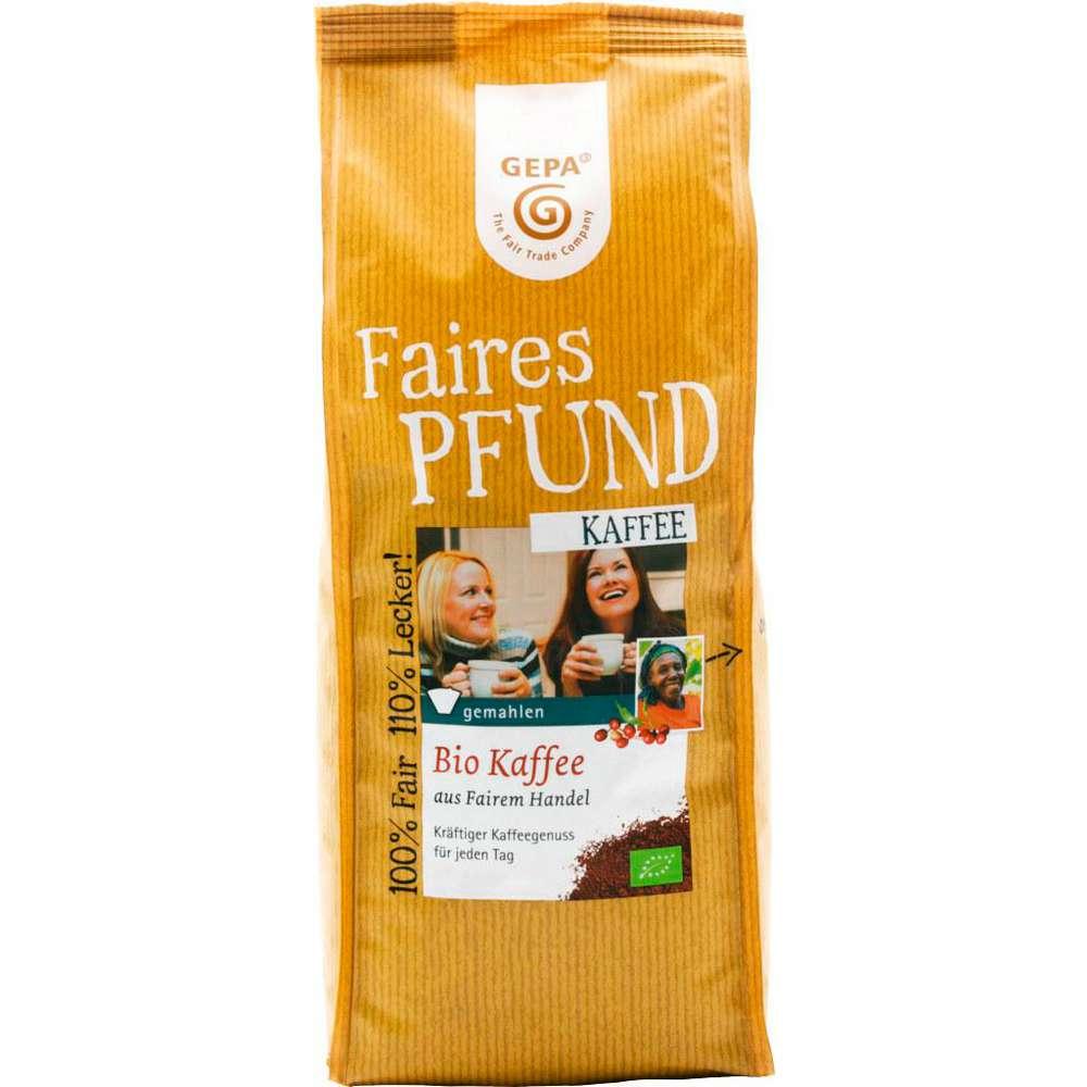 Organic coffee The Fair Pound, ground