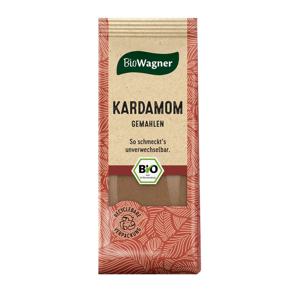 Organic ground cardamom