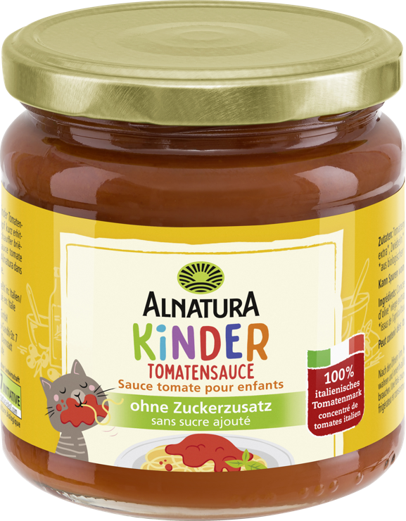 Organic children's tomato sauce