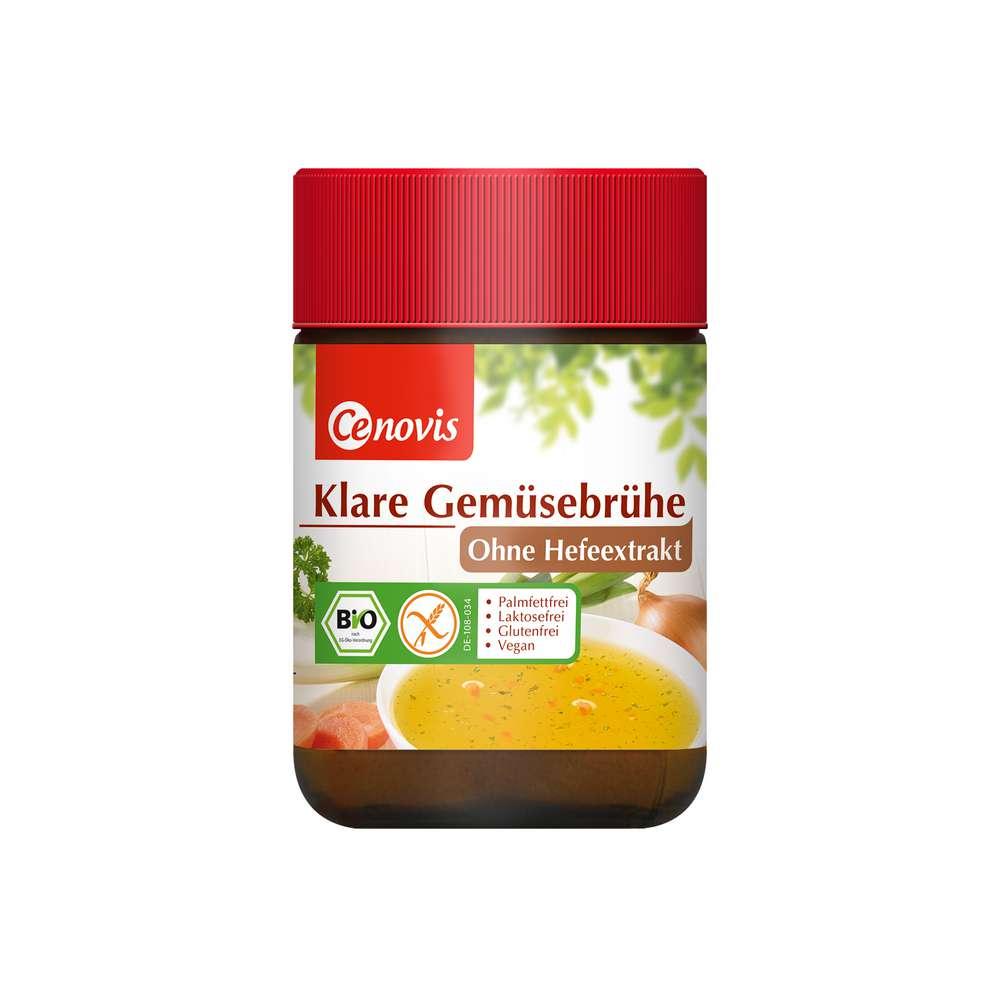Organic clear vegetable broth without yeast extract