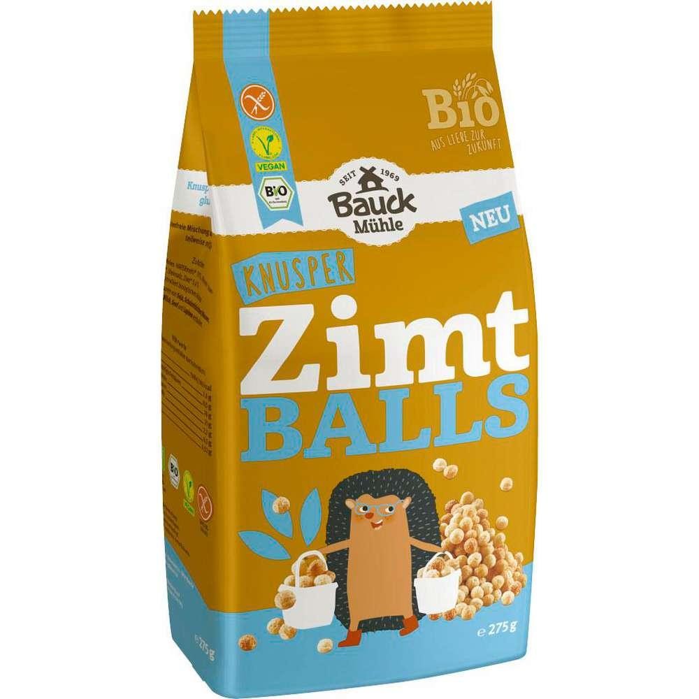 Organic crunchy cereals, cinnamon balls