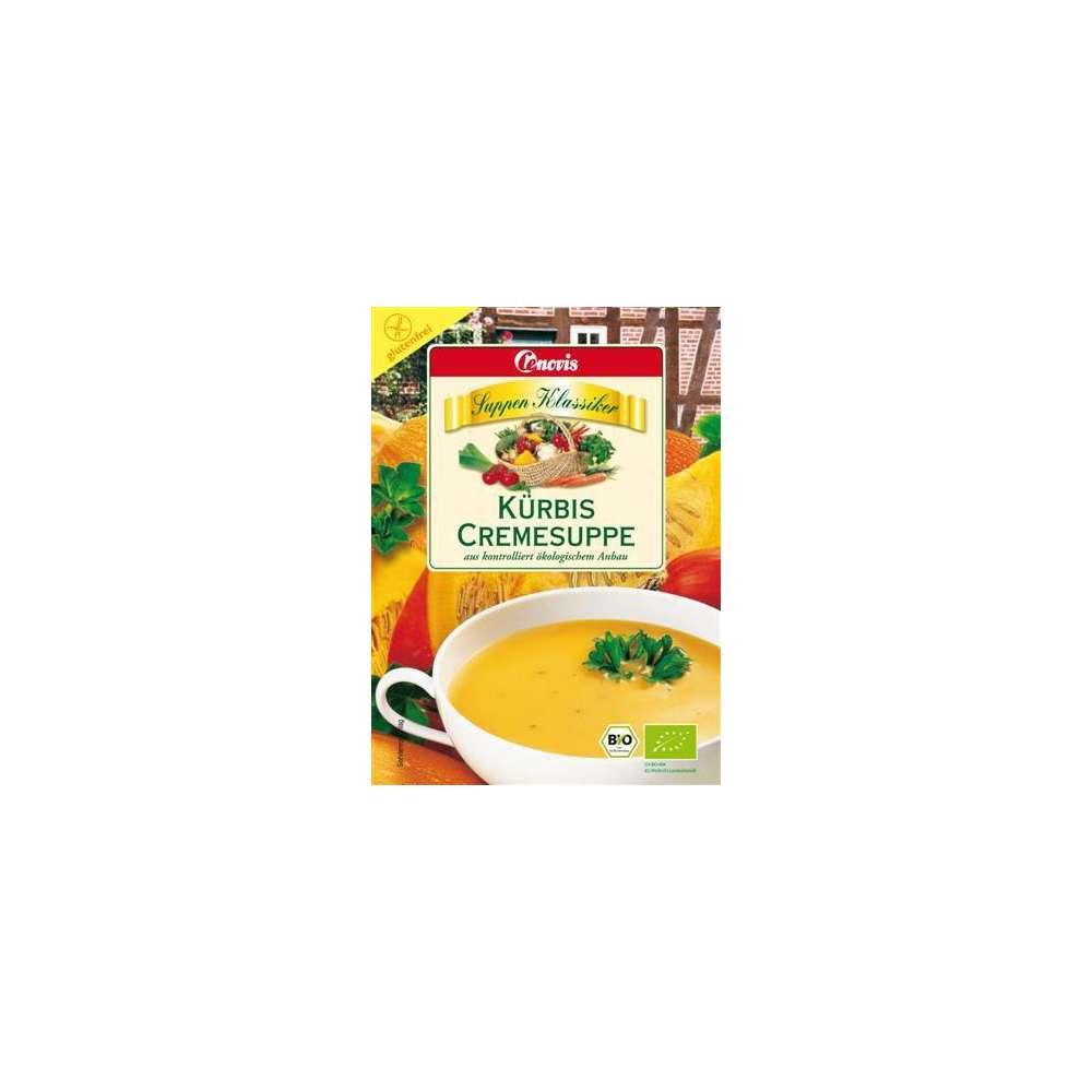 Organic pumpkin cream soup