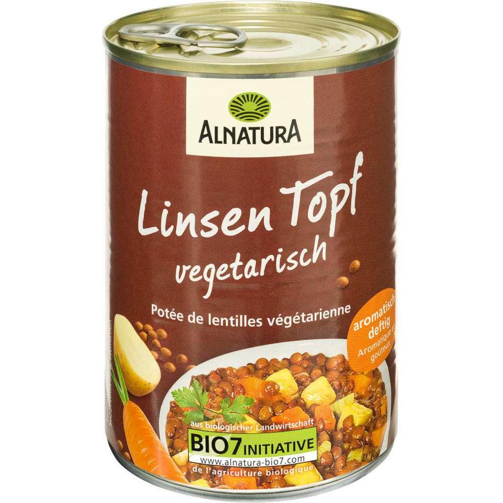 Organic lentil stew