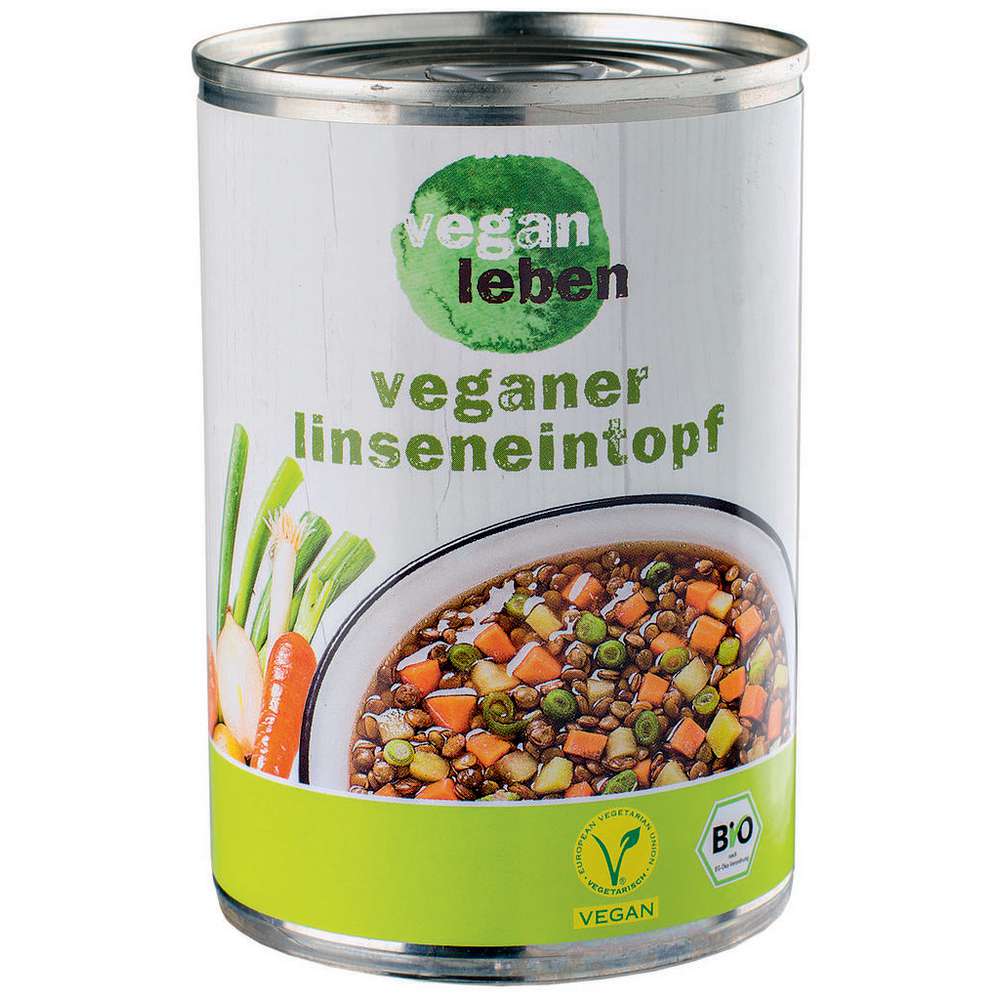 Organic lentil stew