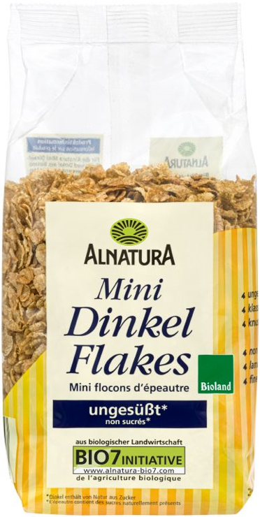 Organic Mini Spelt Flakes unsweetened