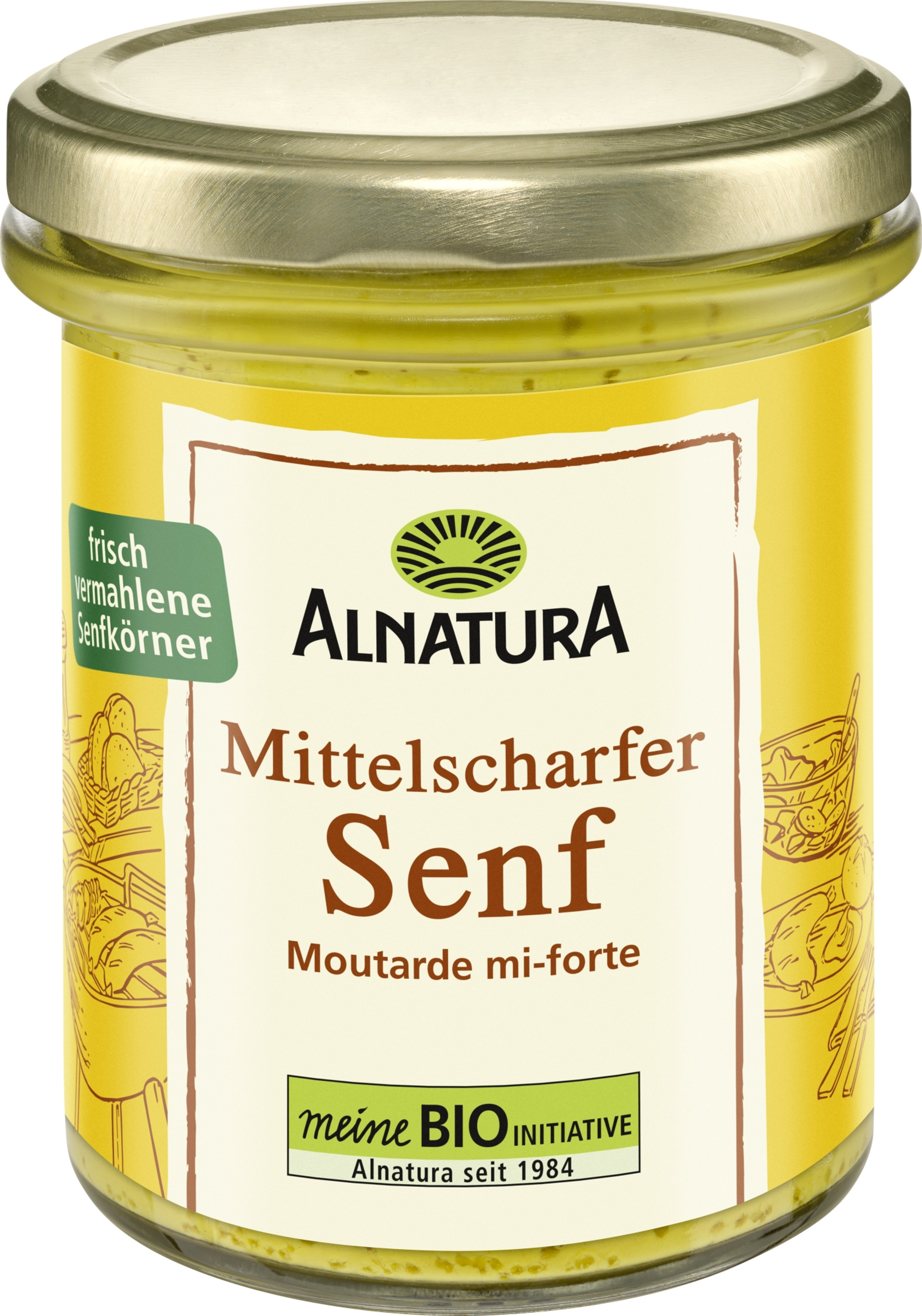 Organic medium -sized mustard