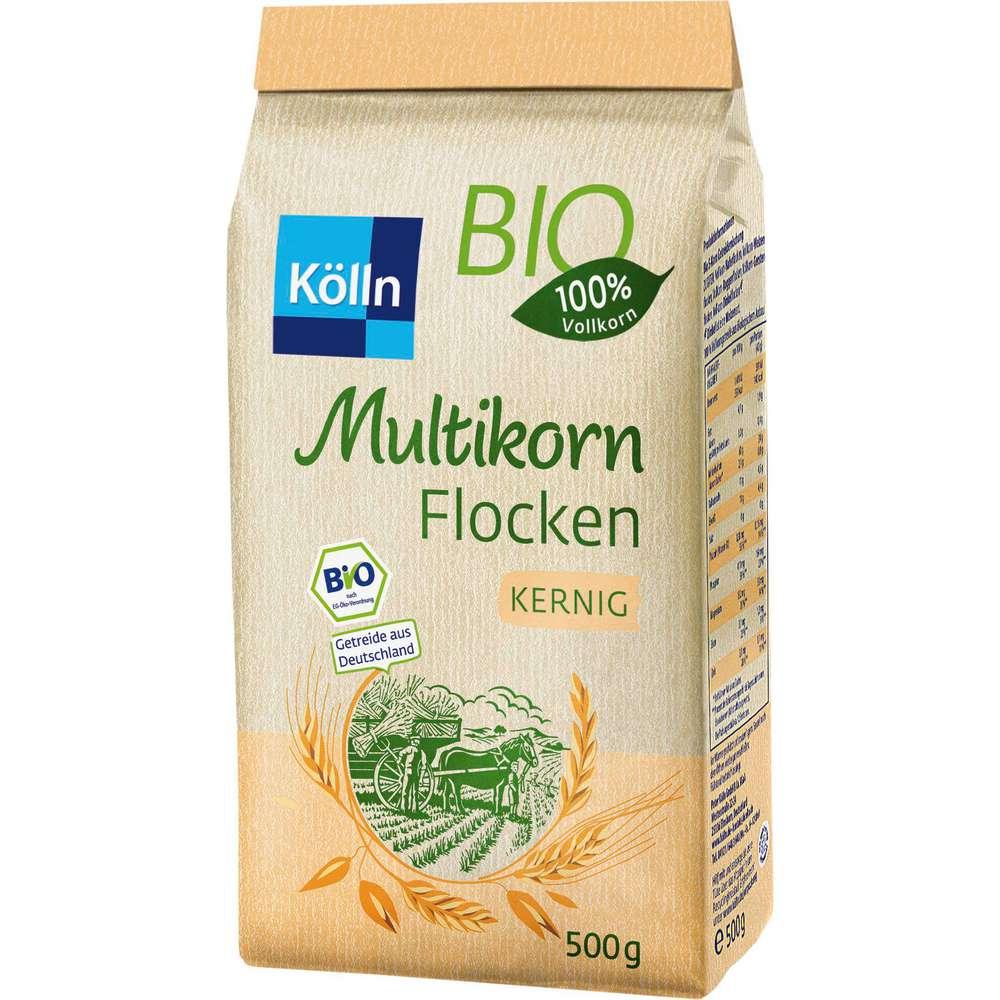 Organic multigrain flakes, crunchy
