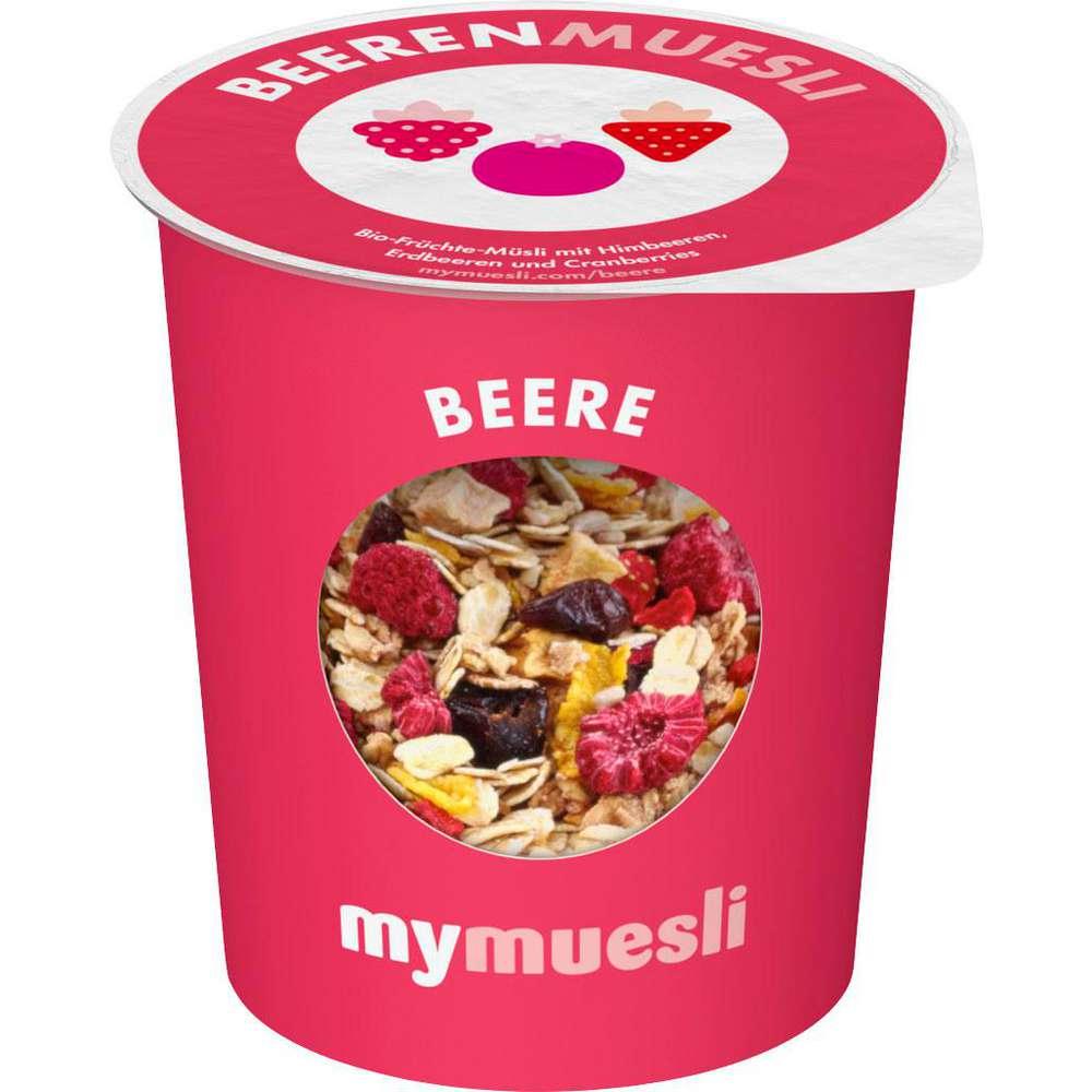 Organic muesli, berry