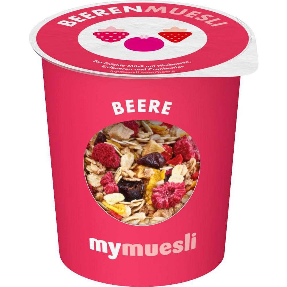 Organic muesli, berry