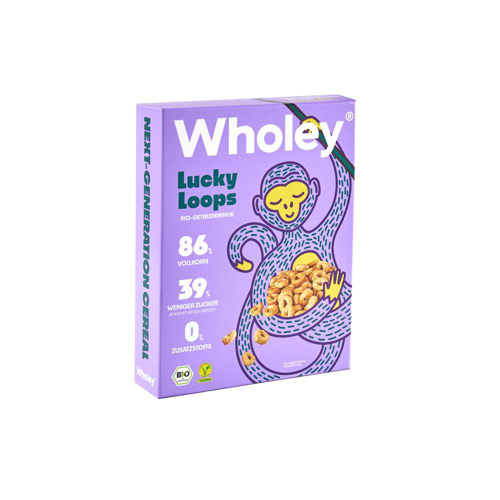 Organic muesli Lucky Loops cereals