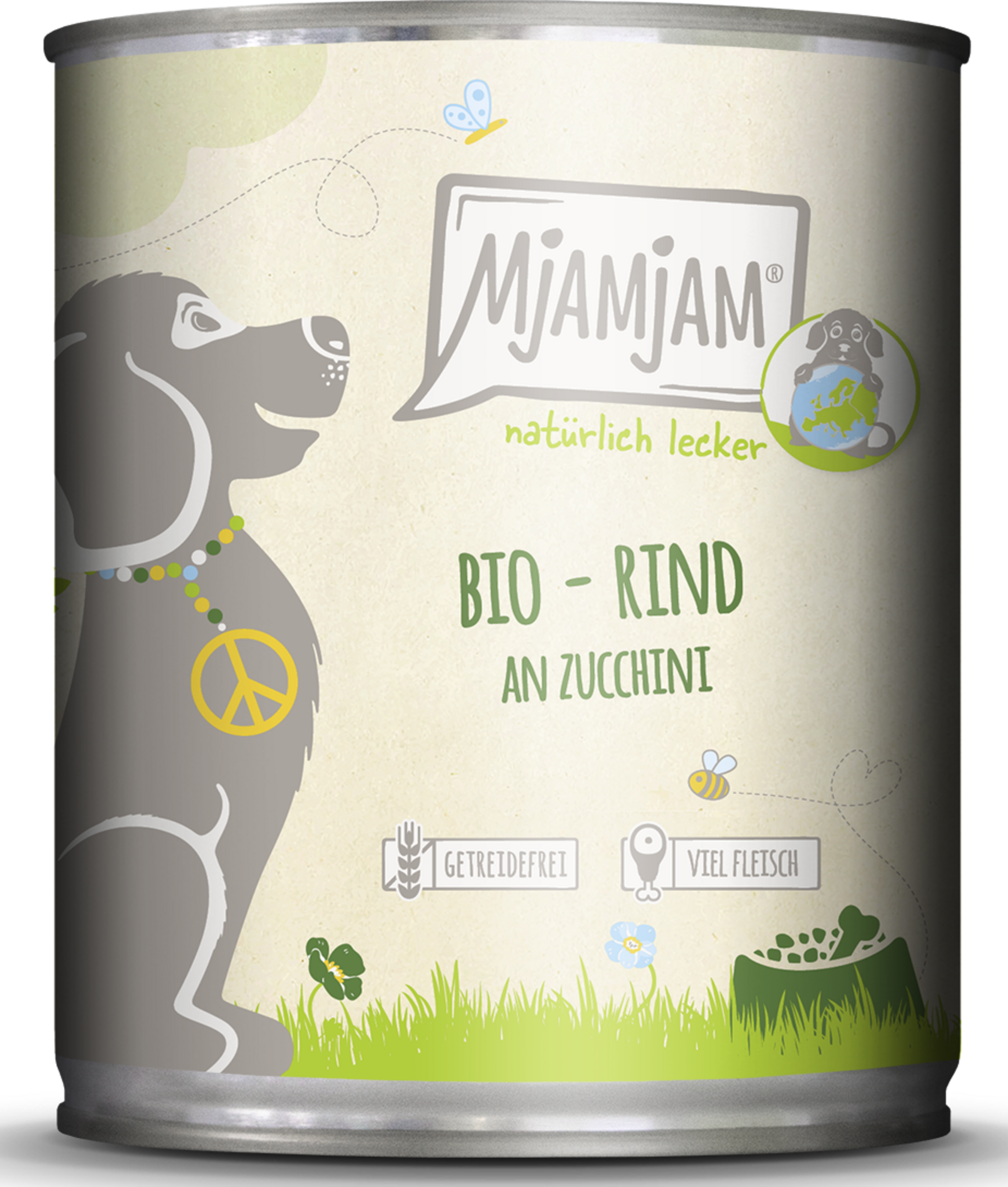 MjAMjAM Organic, naturally delicious - beef with zucchini