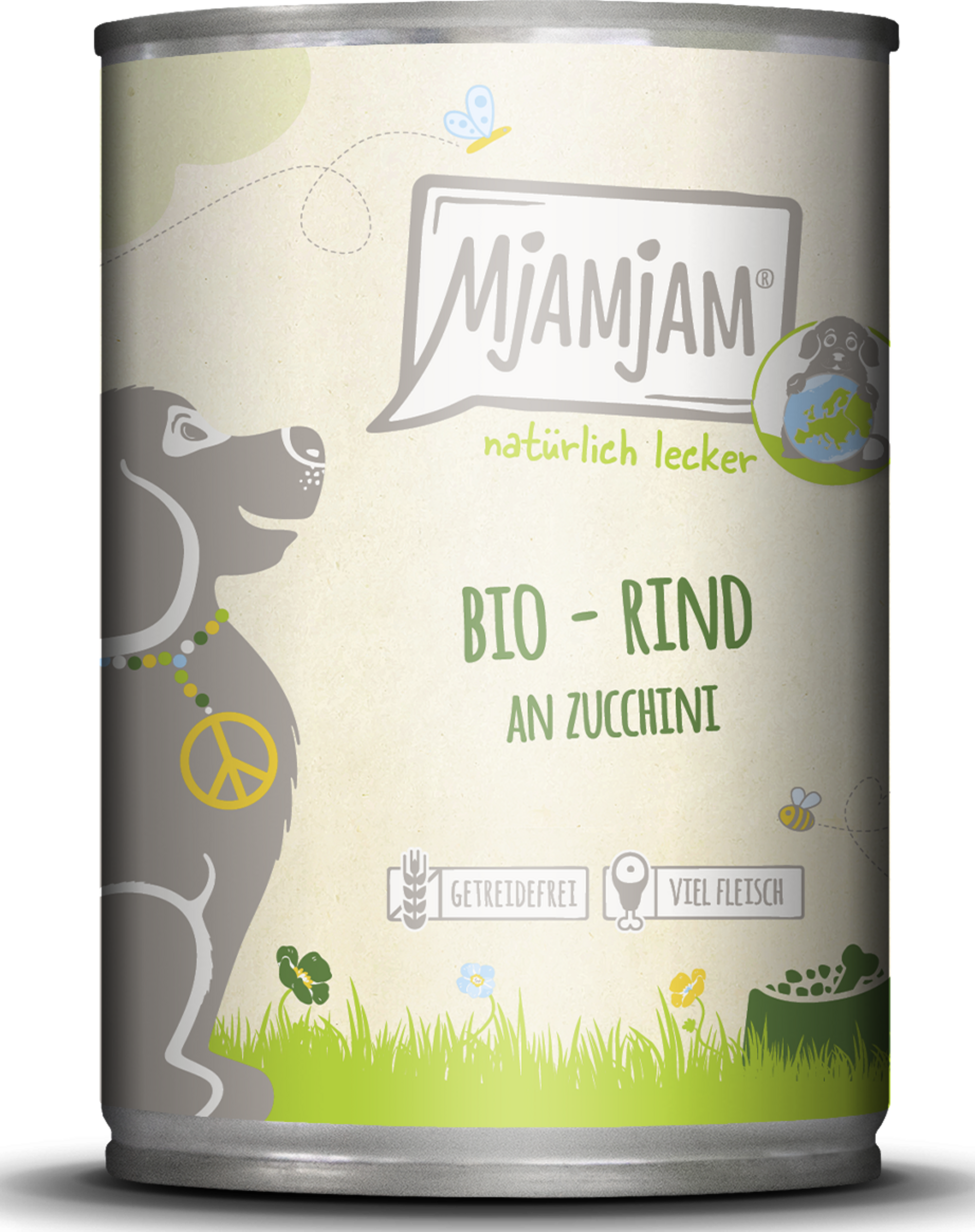 MjAMjAM Organic, naturally delicious - beef with zucchini