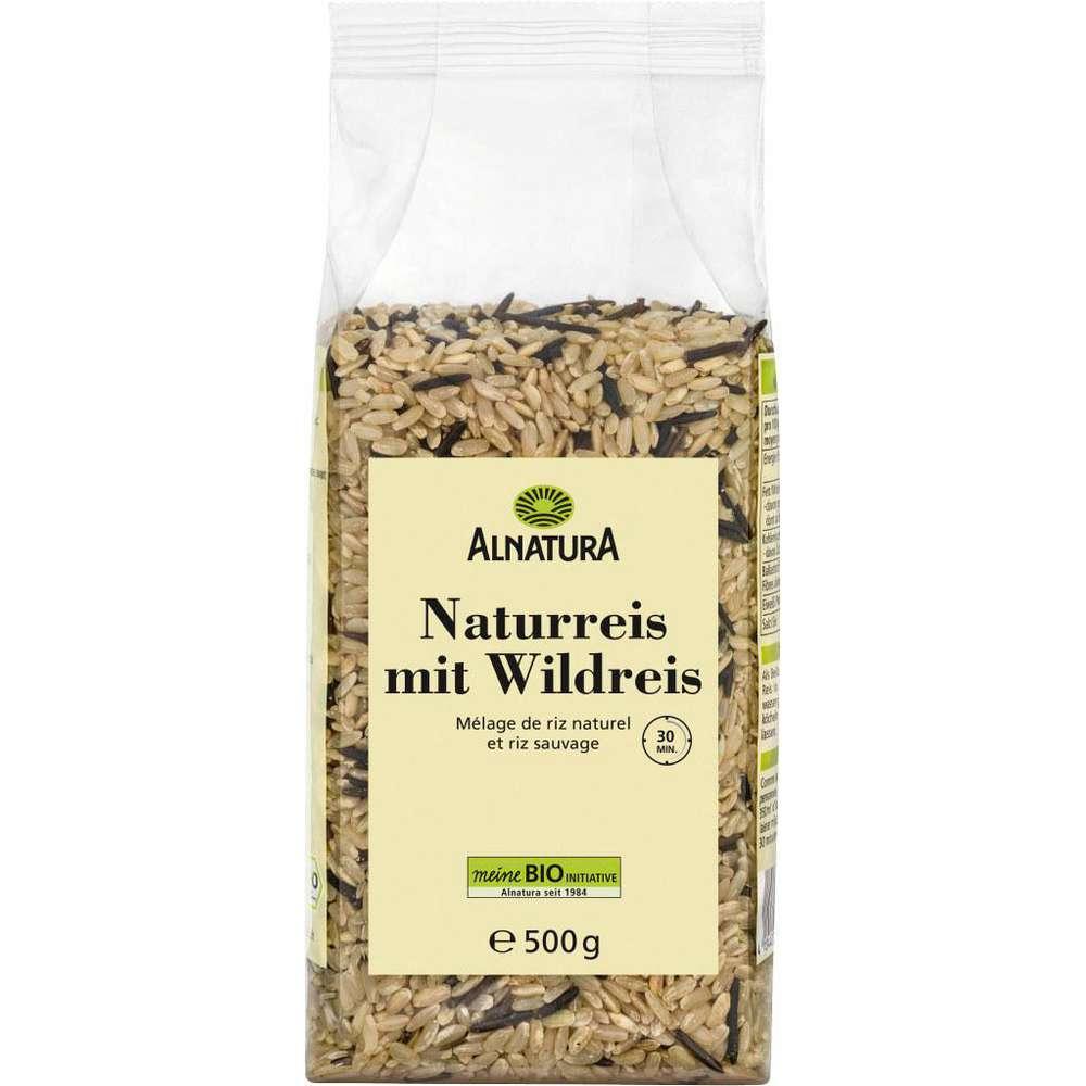 Organic brown rice with wild rice