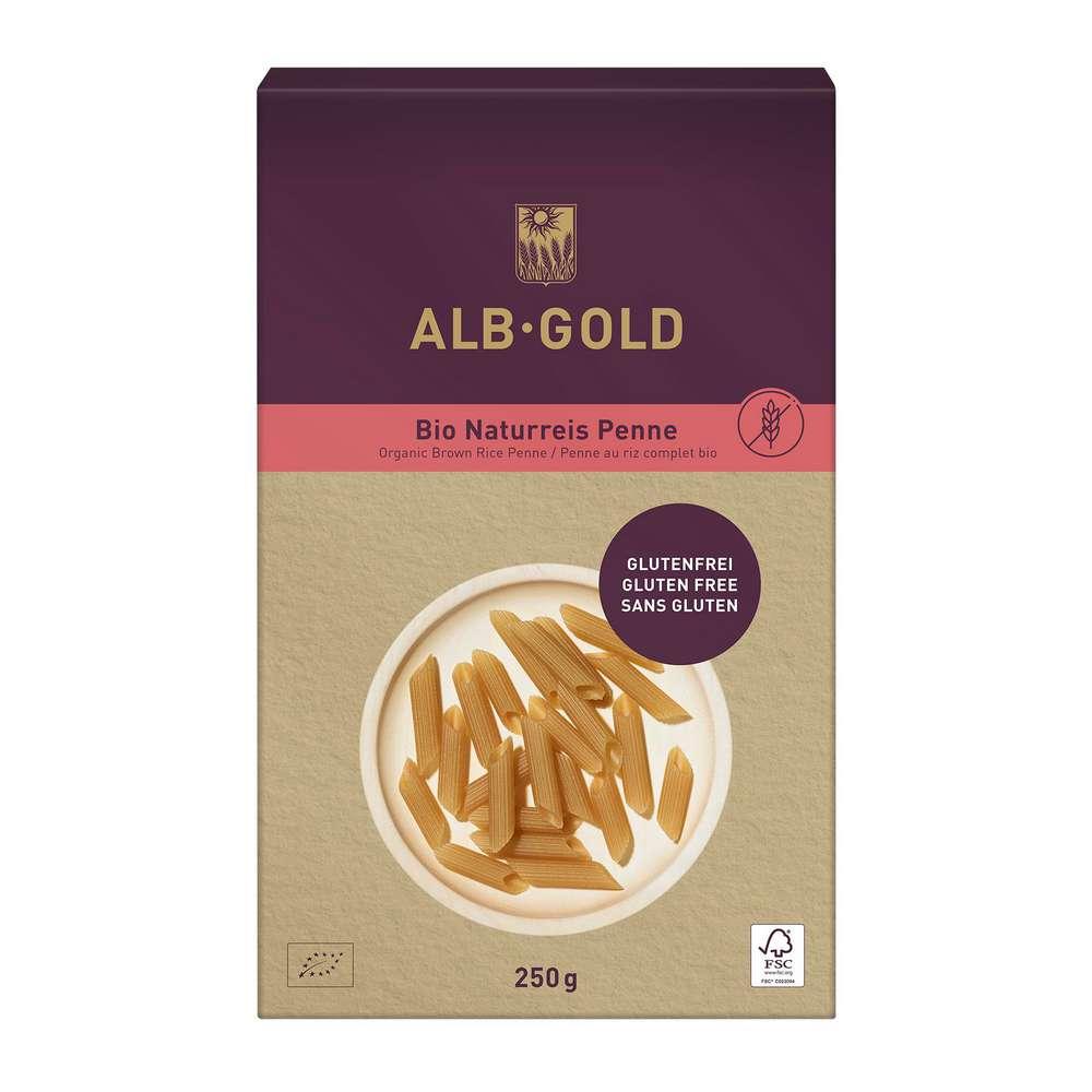 Organic brown rice penne gluten-free