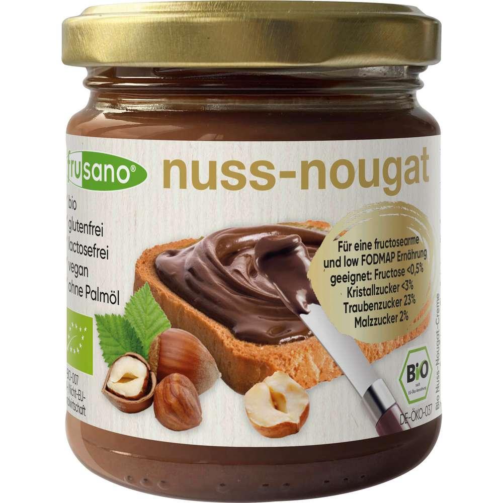 Organic hazelnut nougat spread vegan
