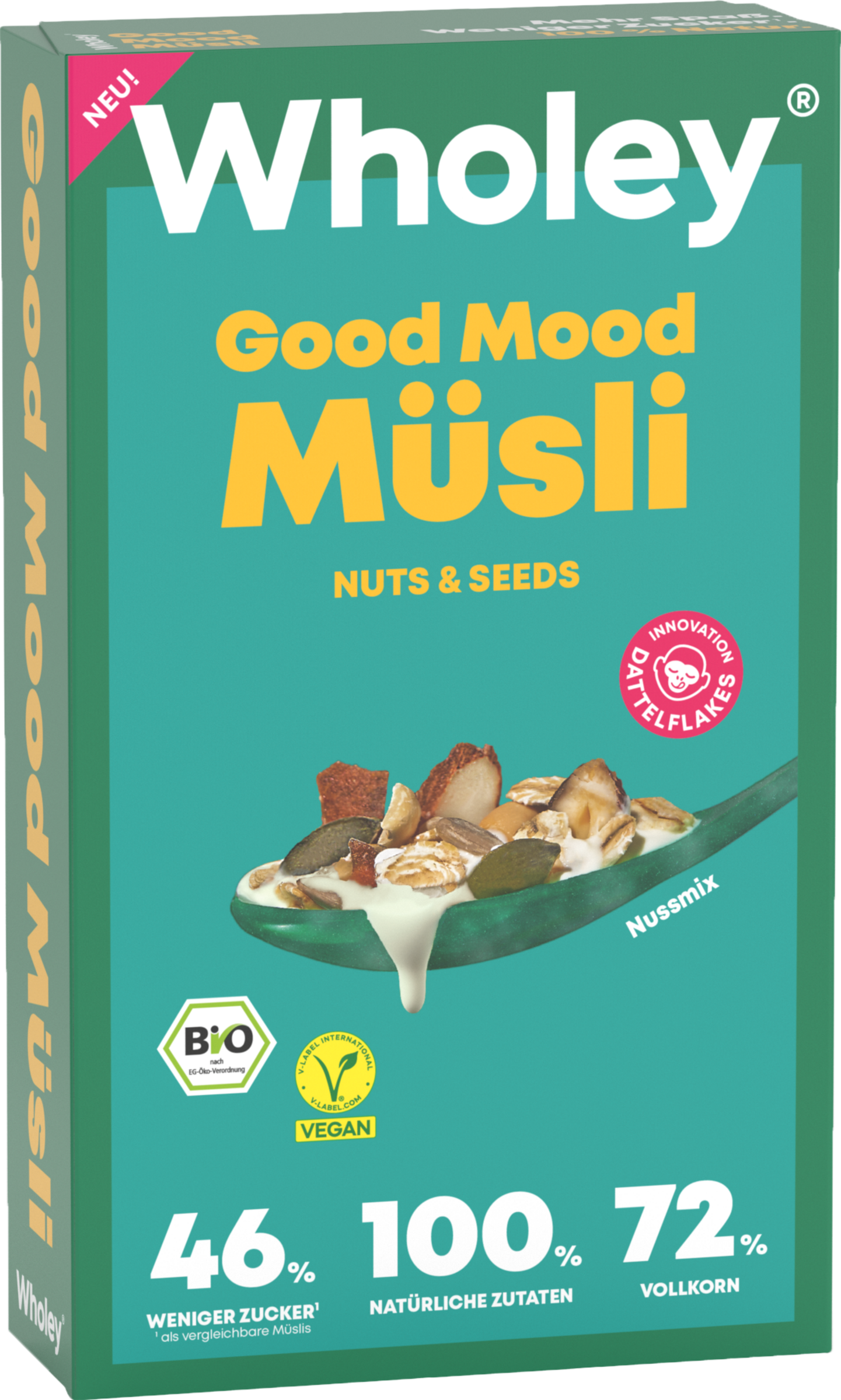 Wholey Organic Nuts Seeds Good Mood Muesli