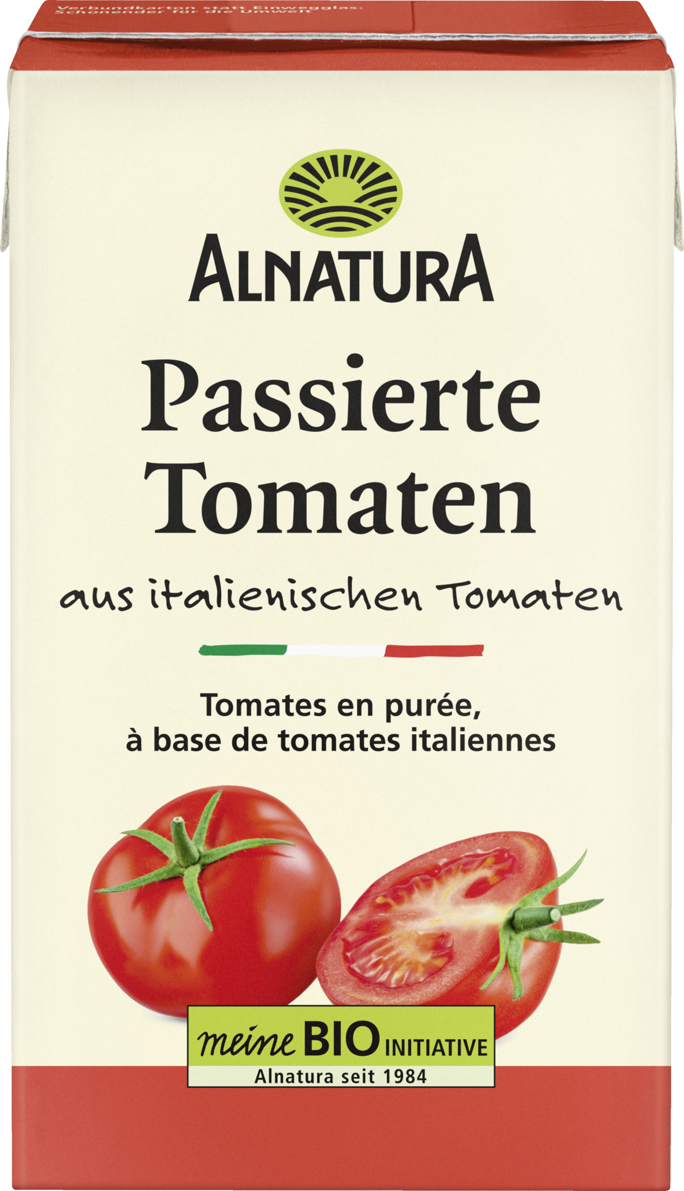 Organic pureed tomatoes