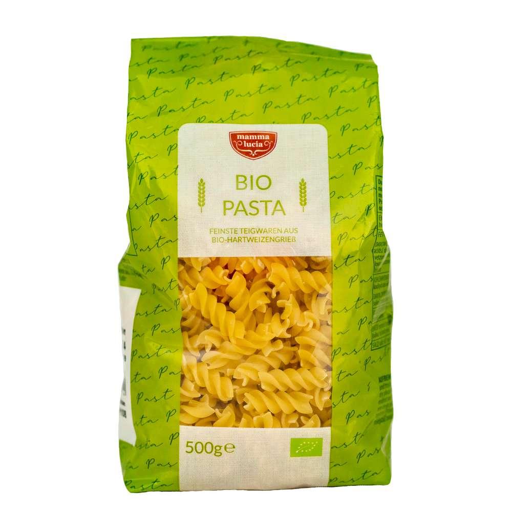 Organic pasta, fusilli
