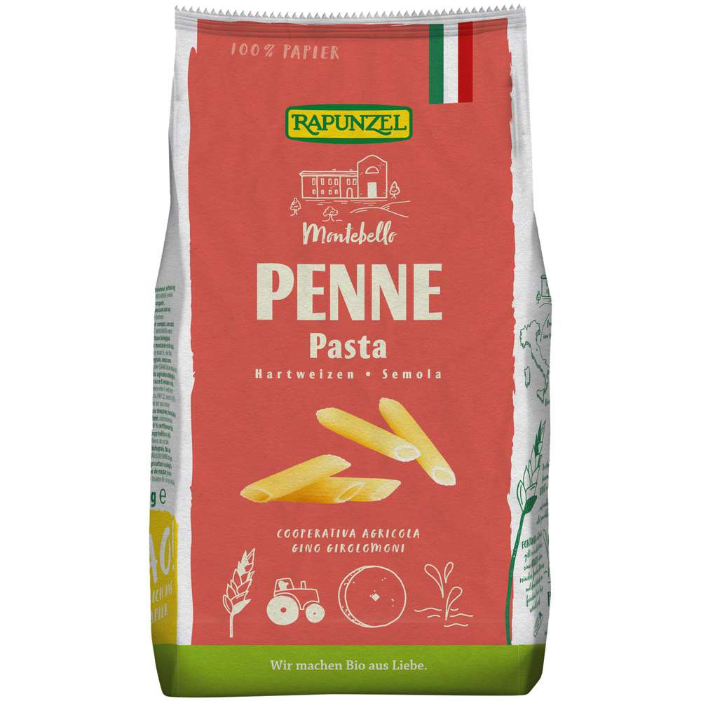 Organic Penne Semolina, Pasta