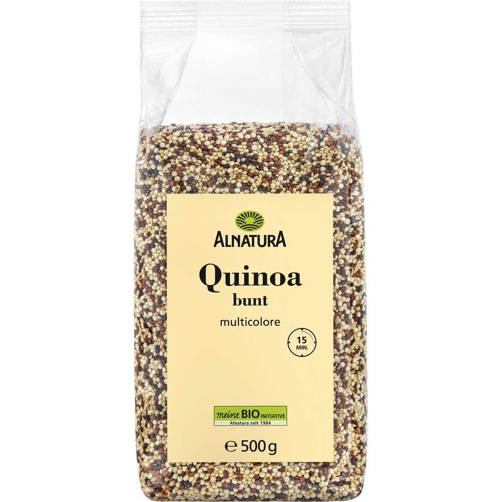 Organic quinoa, colorful