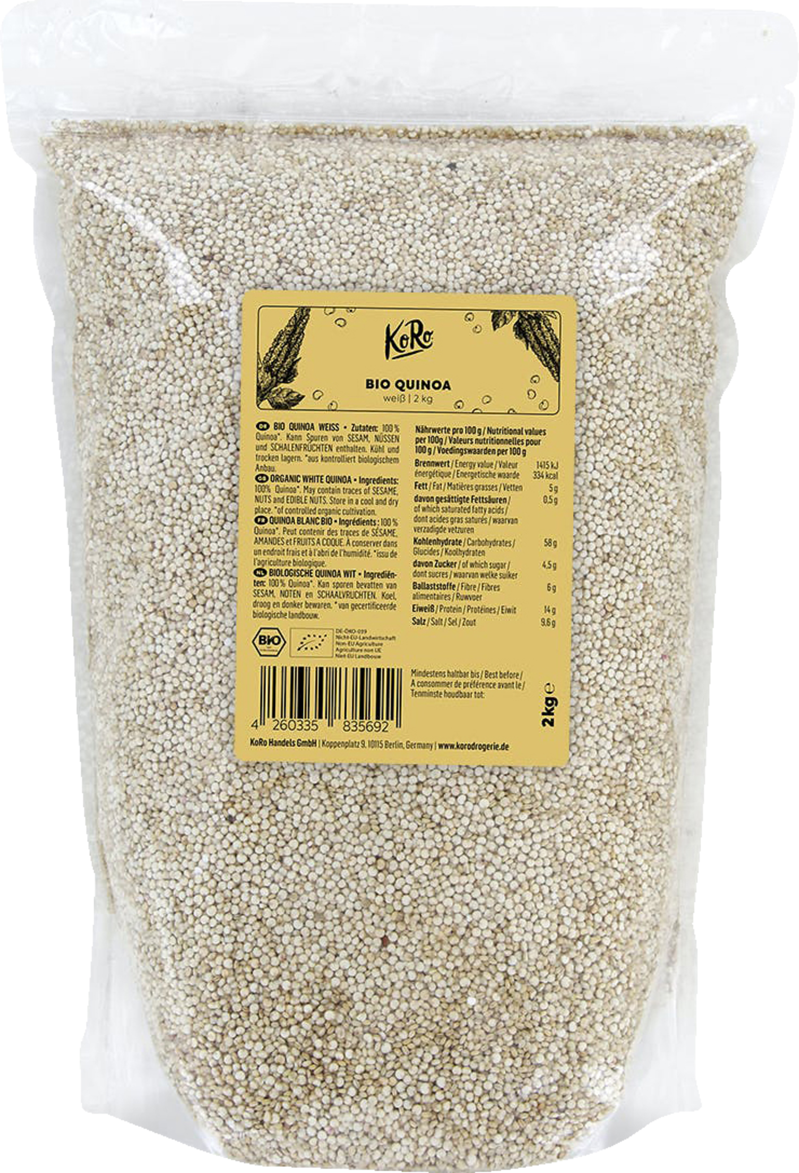 KoRo Organic quinoa white