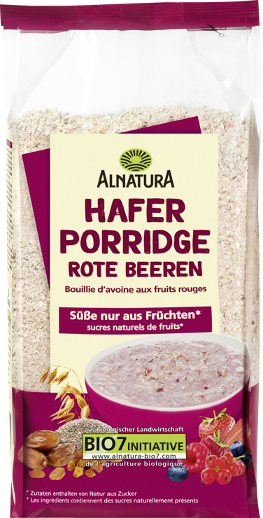 Bio Rote Beeren Porridge