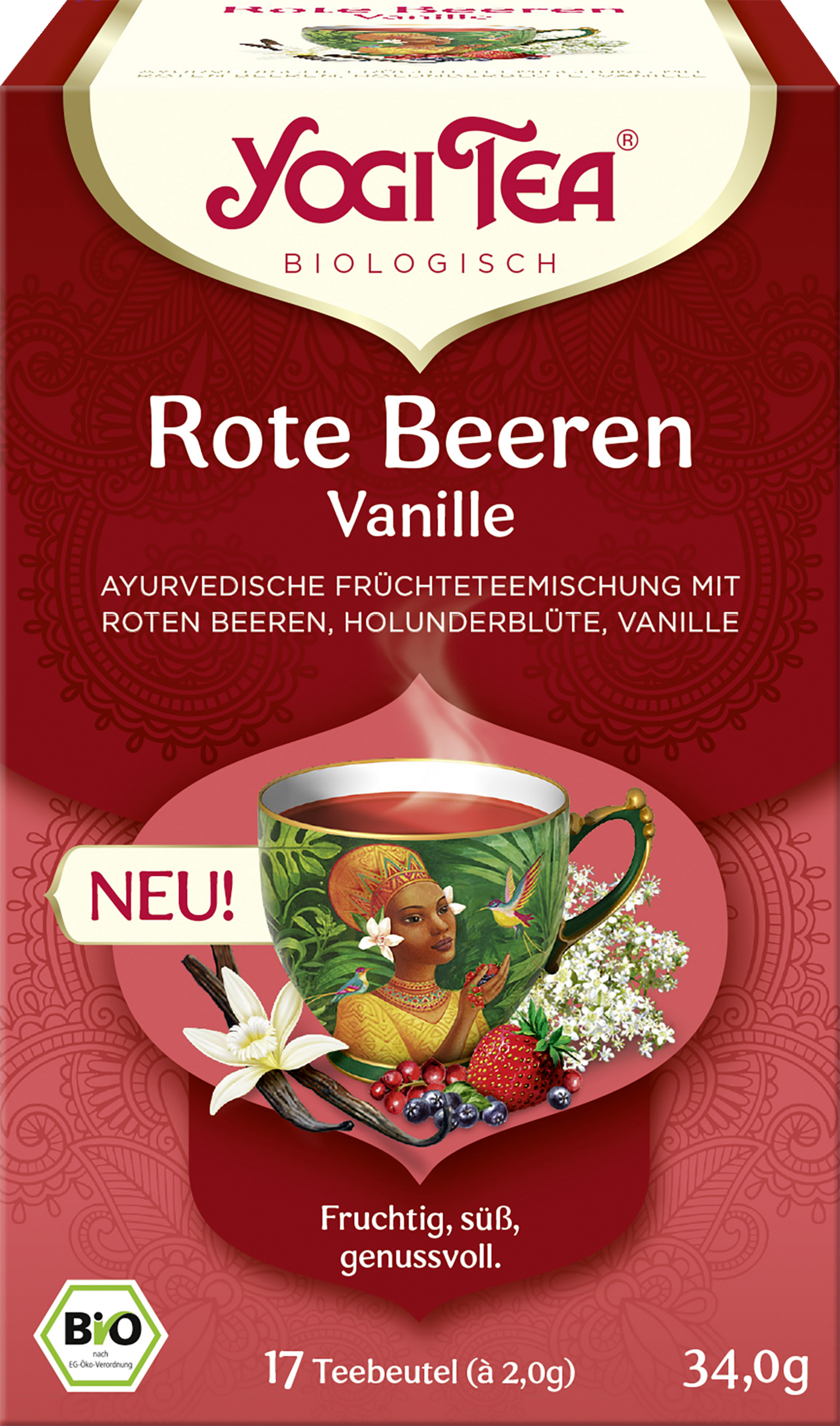 Organic Red Berry Vanilla Tea