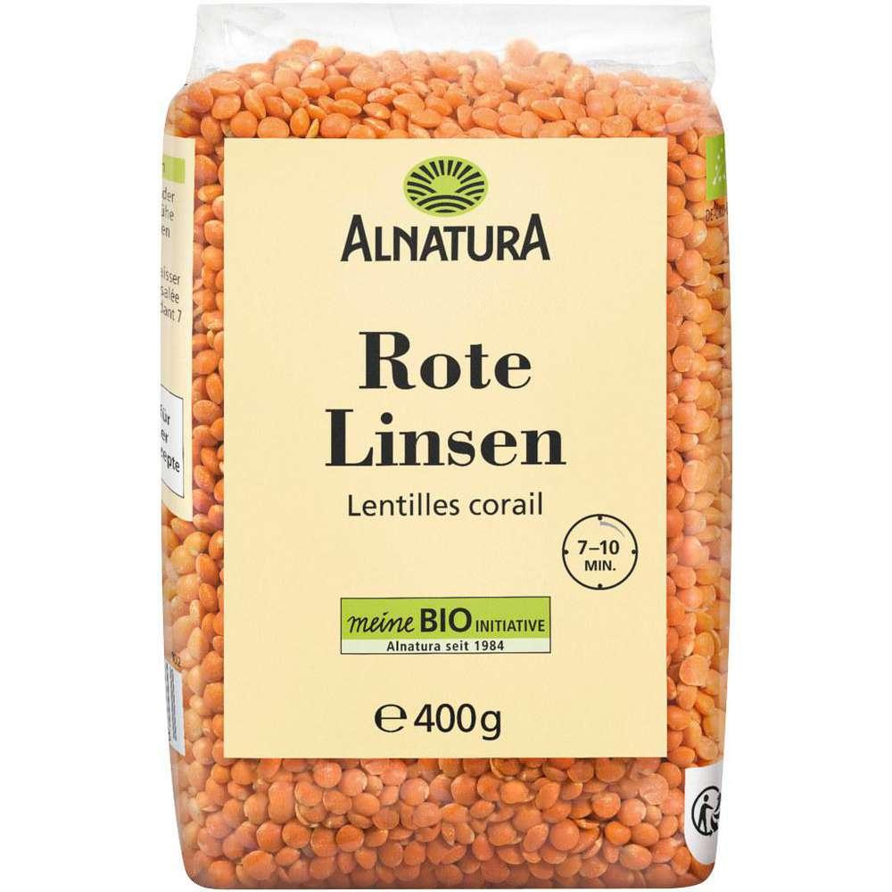 Organic red lentils