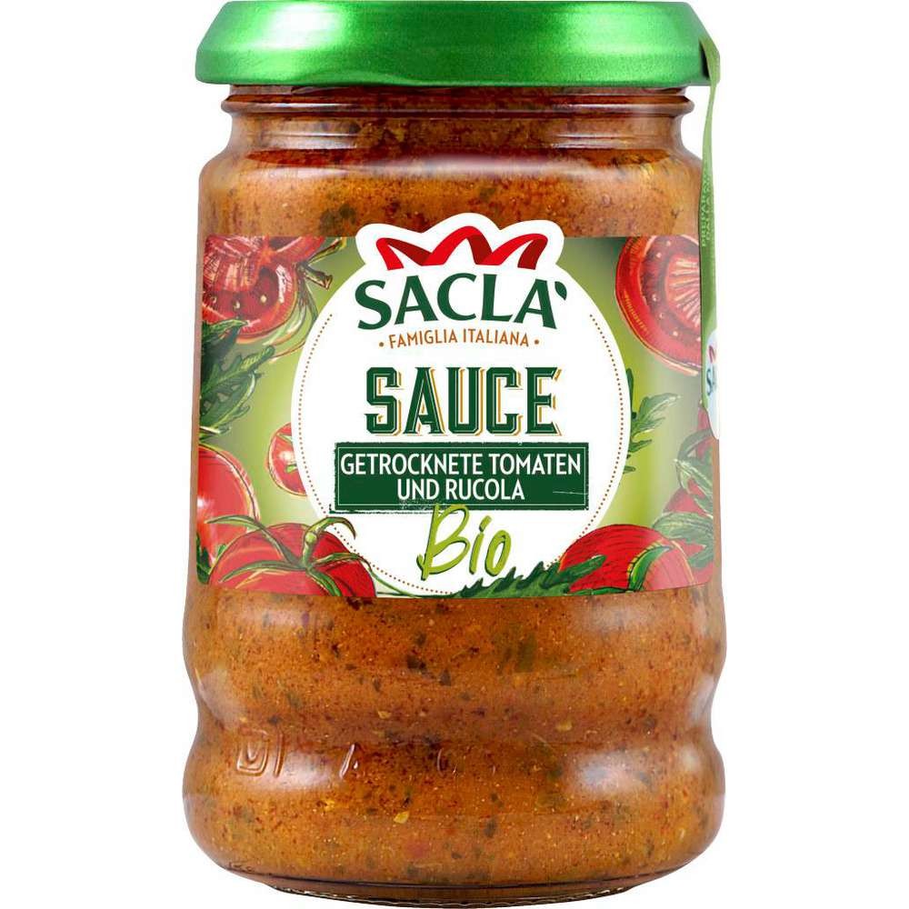 Organic sauce, dried tomatoes & arugula