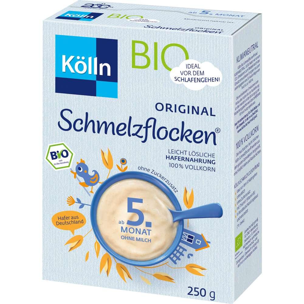 Organic melt-in-the-mouth flakes