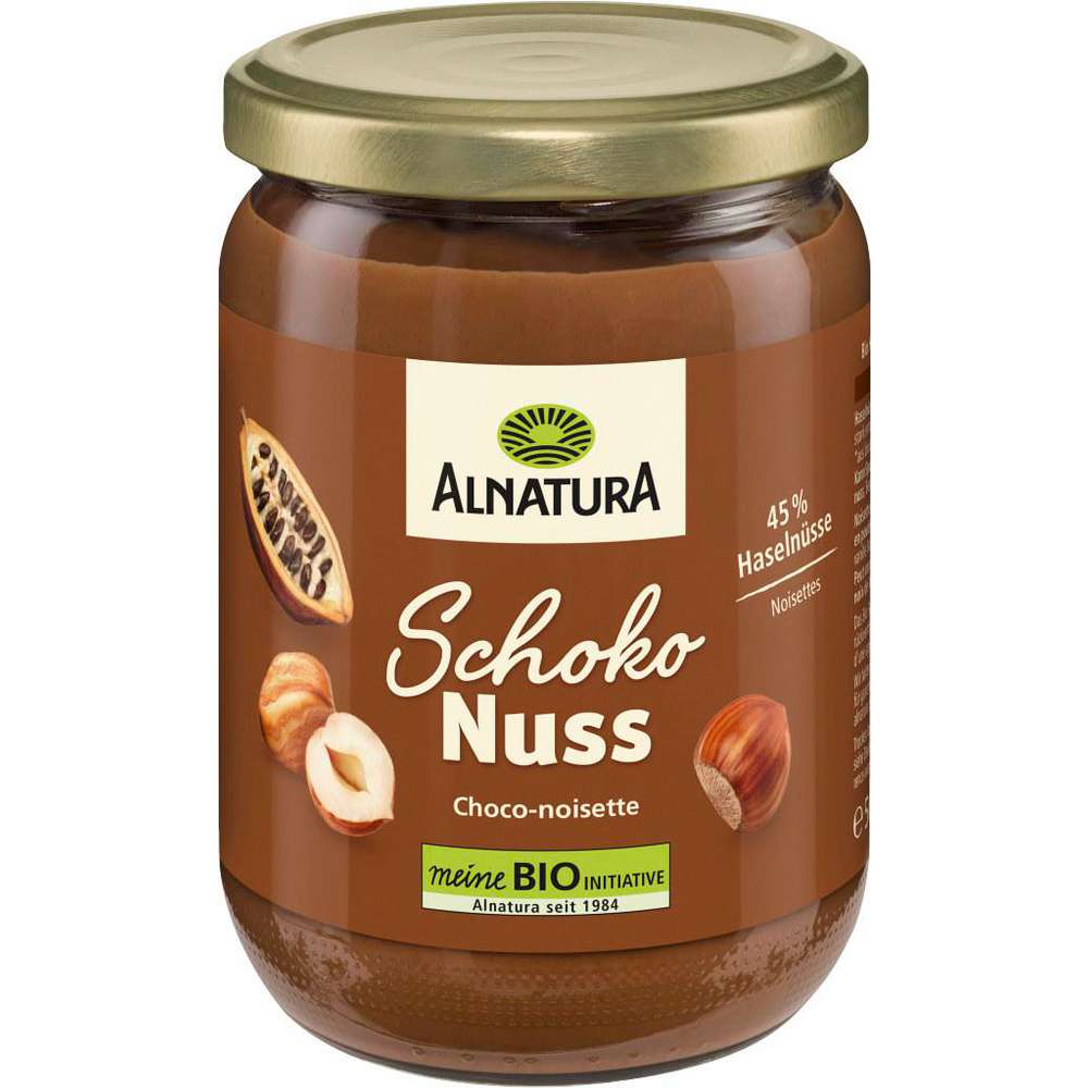 Organic chocolate-nut cream