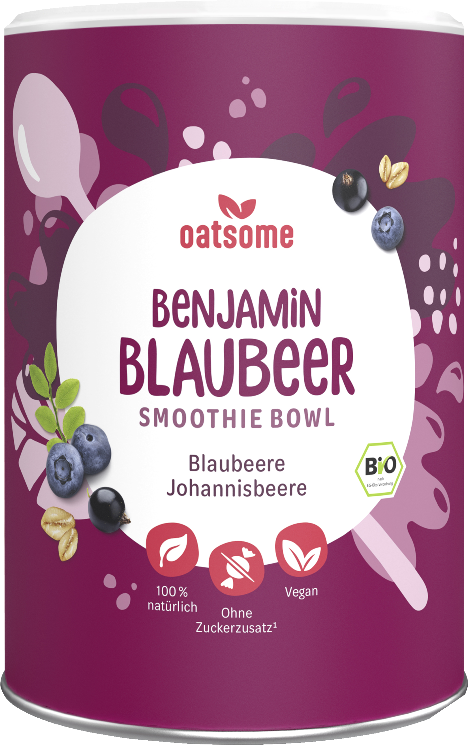 Organic Smoothie Bowl Benjamin Blueberry