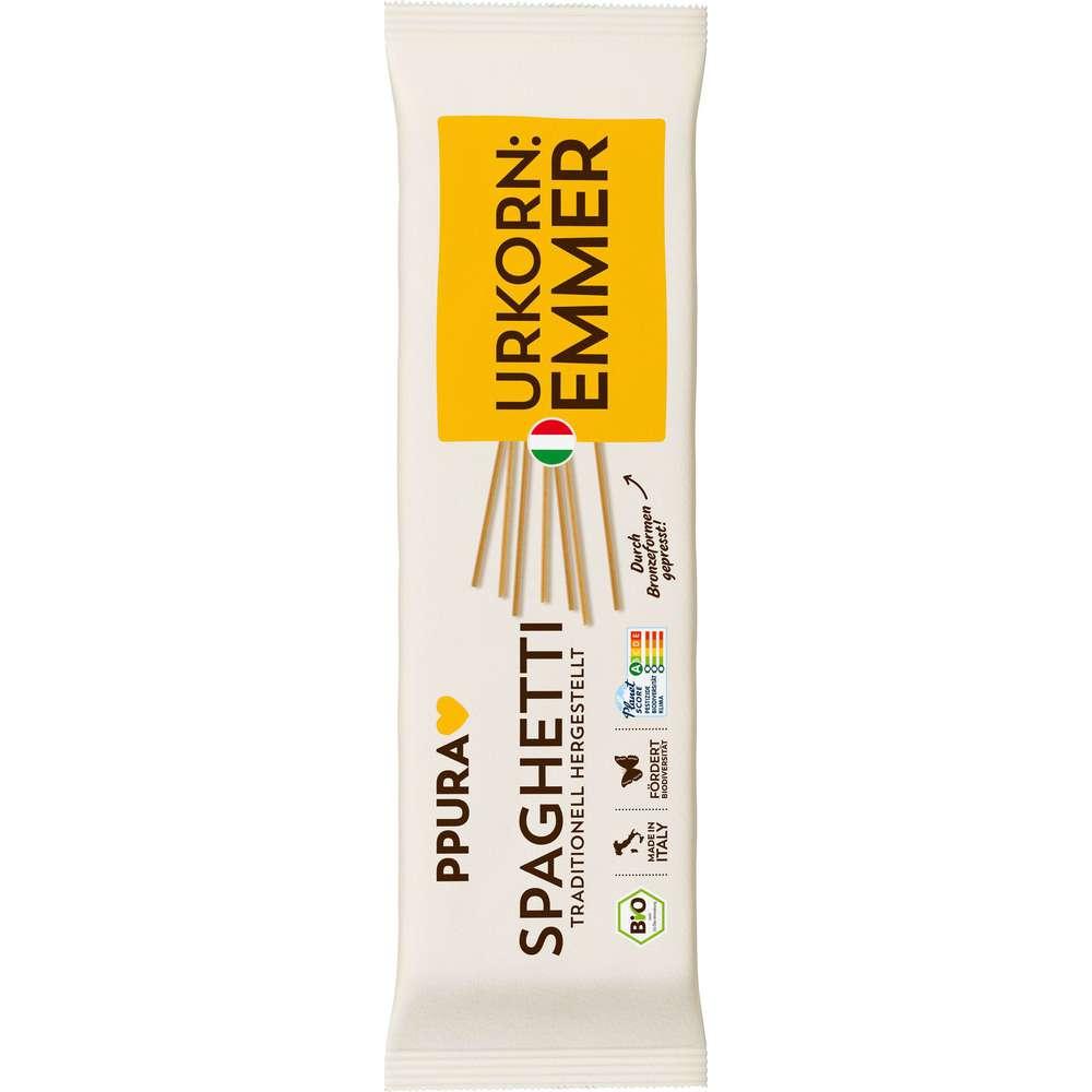 Organic spaghetti made from Italian emmer
