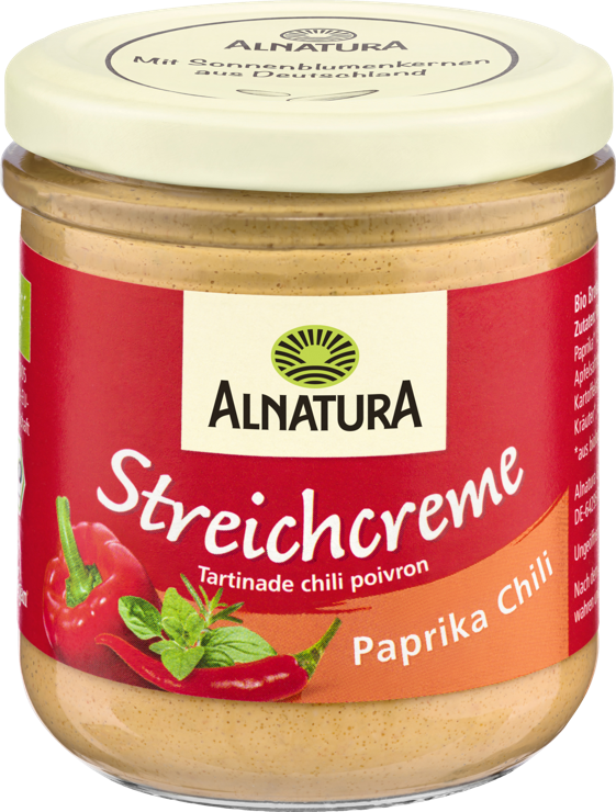 Organic spread cream Paprika-Chili